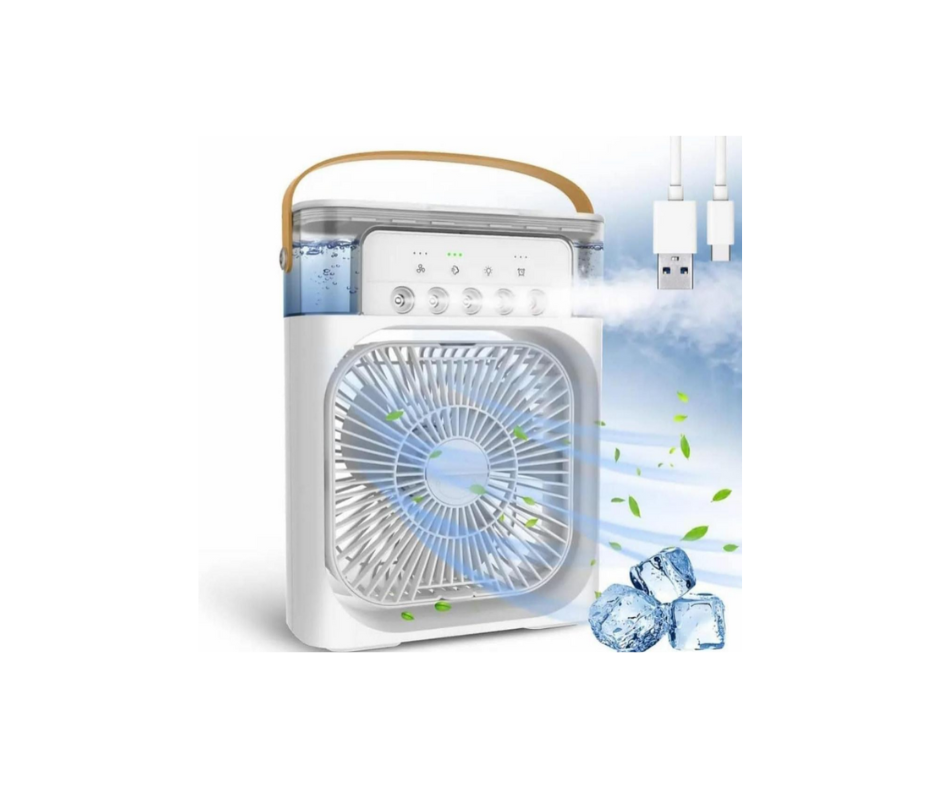Portable Mini Air Cooler Ice Cooled | Single Fan | StangKart