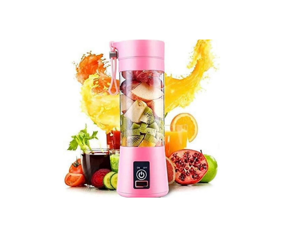 Portable Juicer Blender | 6 Blade , Assorted Color | StangKart