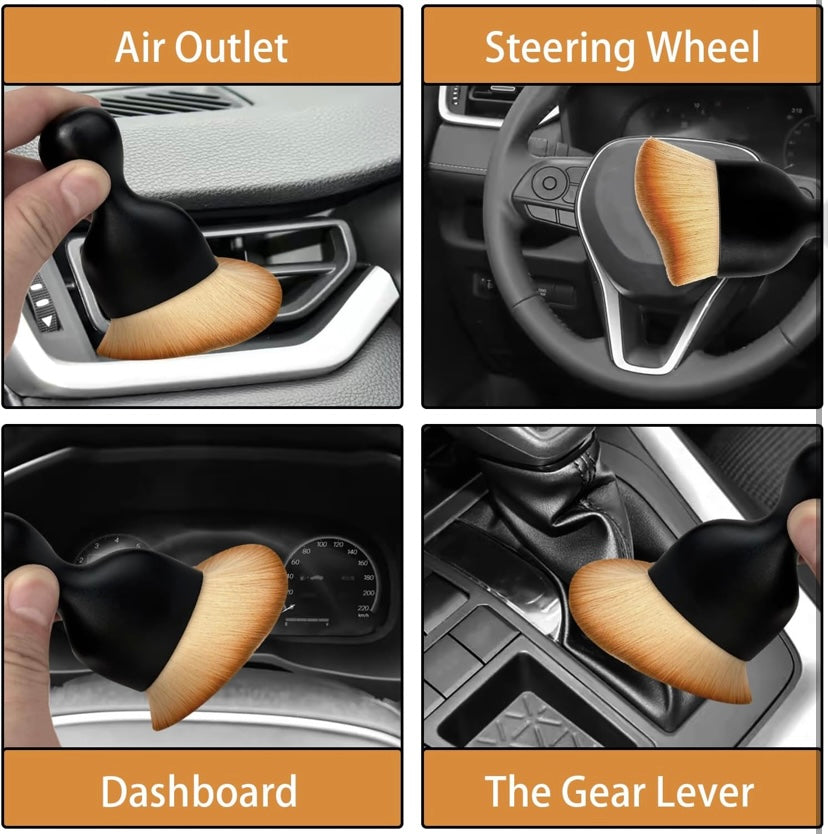 STANGKART CAR INTERIOR CLEANING BRUSH WITH SOFT BRISTLES AND SCRATH PROOF