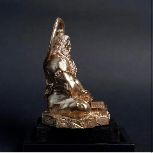 Golden Sitting Hanuman Ji | StangKart