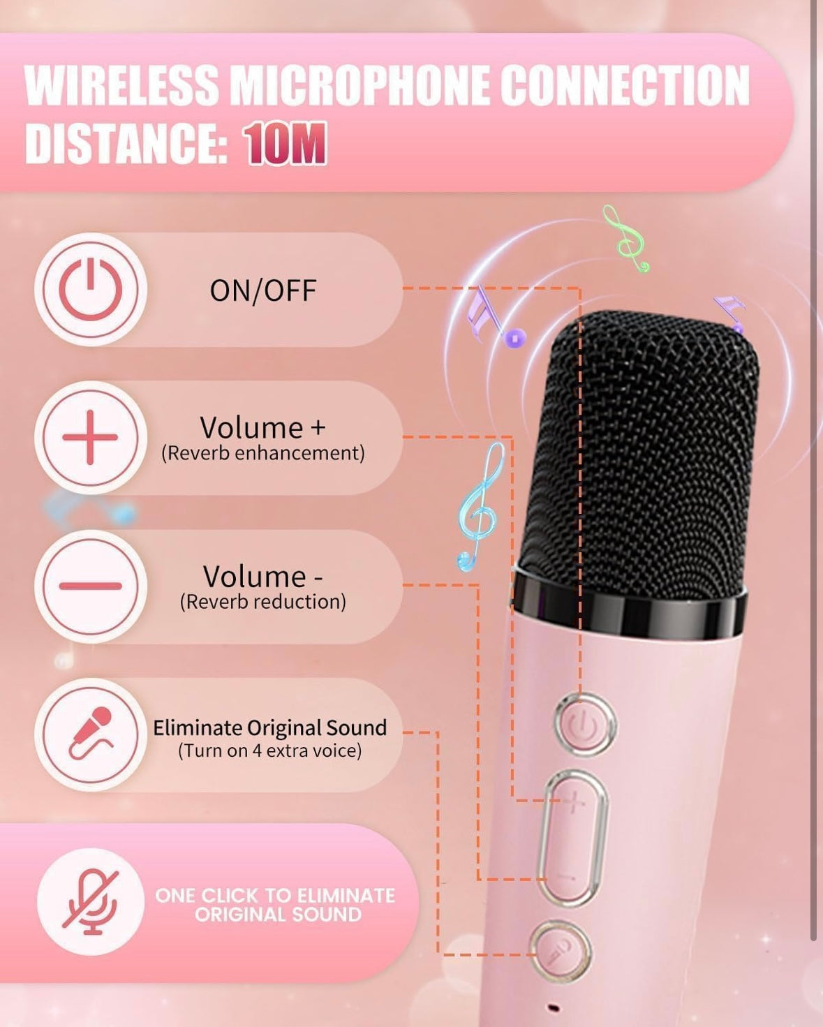 PORTABLE MINI KARAOKE BLUETOOTH SPEAKER WITH MIC