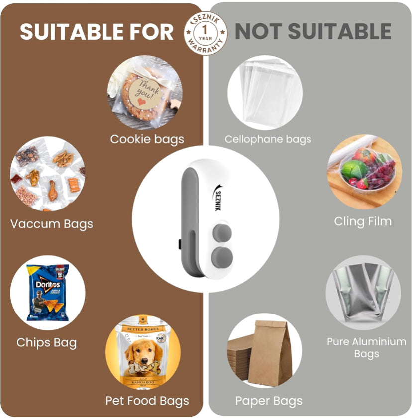PORTABLE SEALING MACHINE|| WHITE|| STANGKART