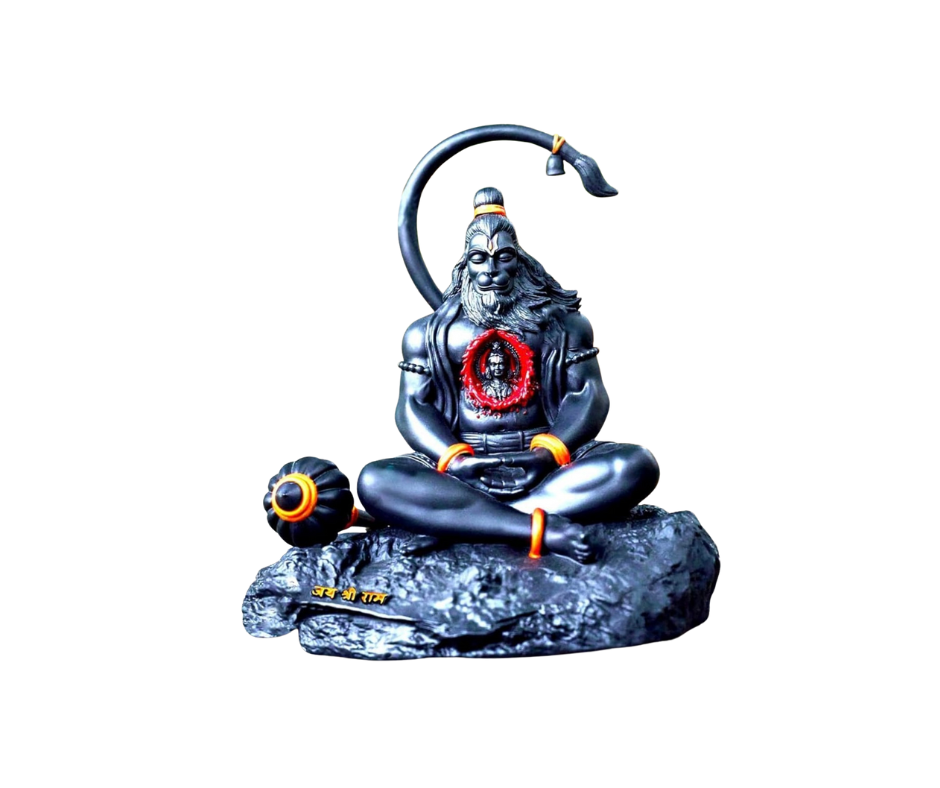 STANGKART Sitting Hanuman Ji Statue with Ram Lalla Inside Chest | StangKart