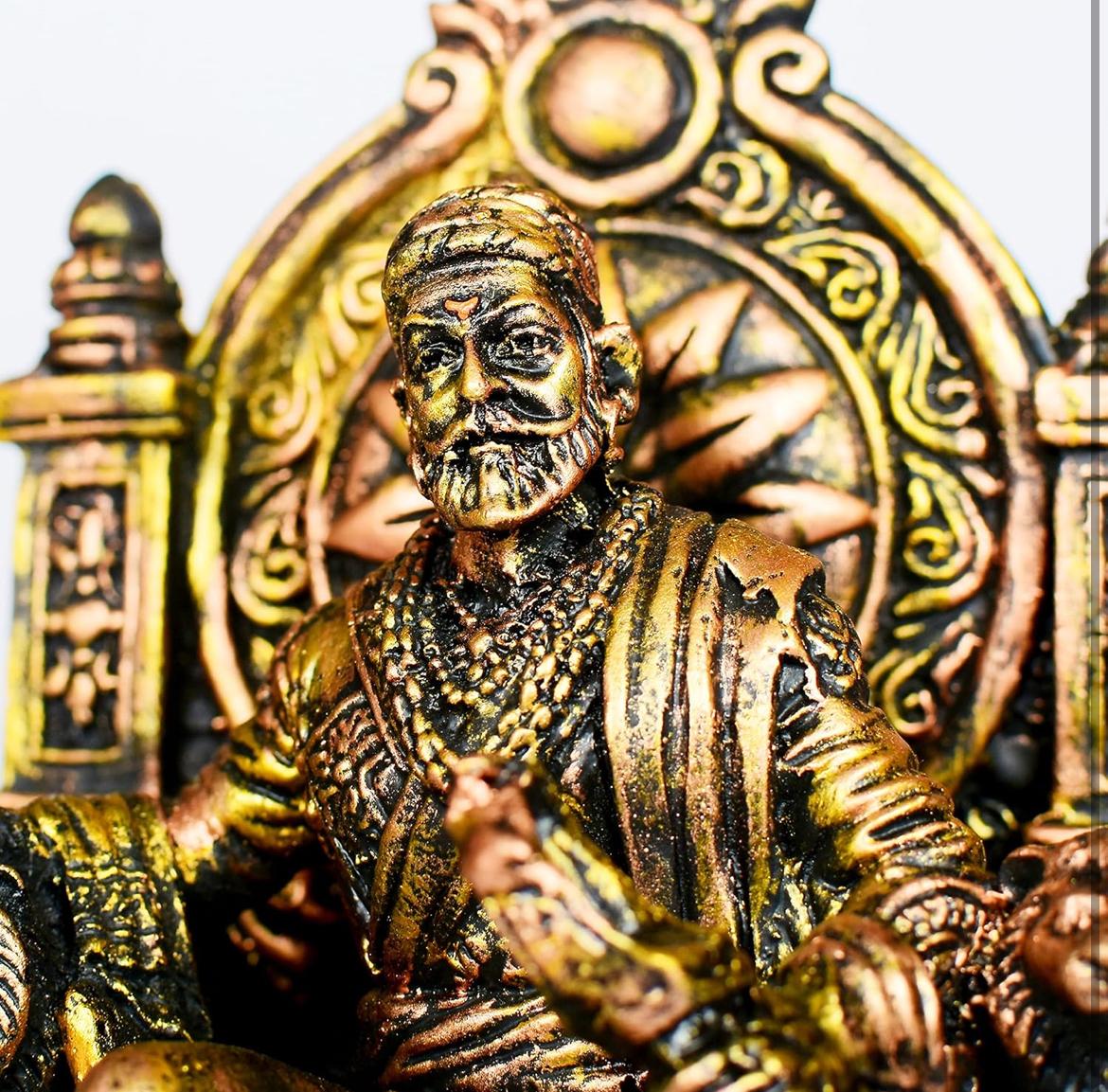 Chhatrapati Shivaji Maharaj Metal Statue | StangKart