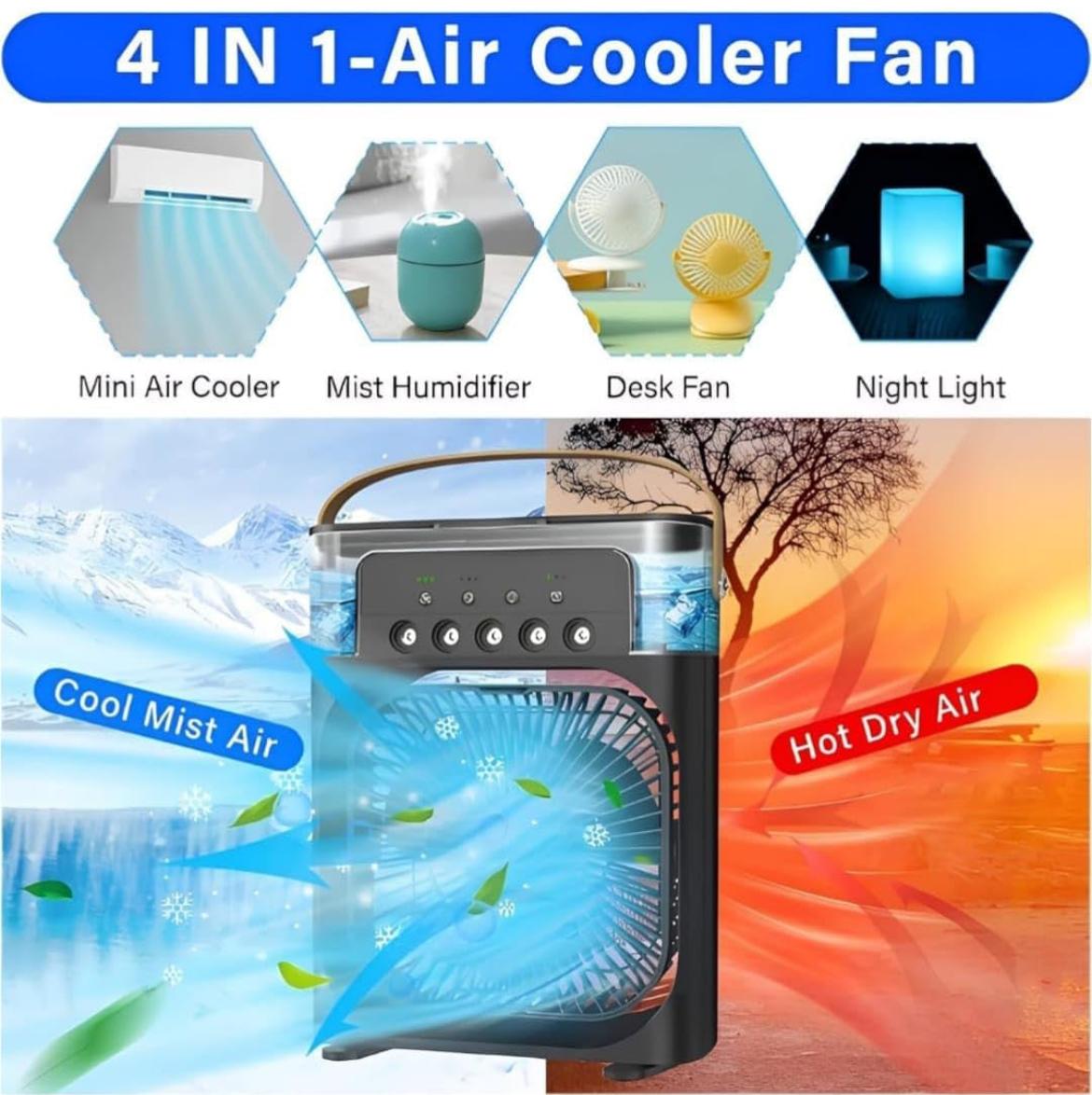 Portable Mini Air Cooler Ice Cooled | Single Fan | StangKart