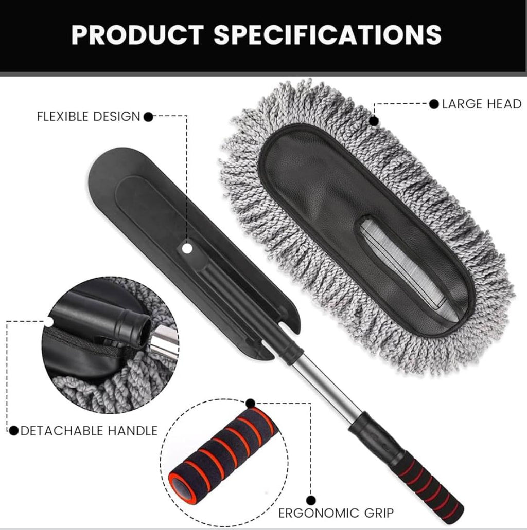 Microfiber Car Duster | Extendable | StangKart
