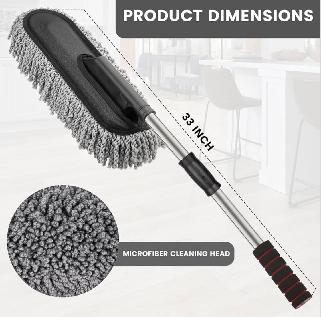 Microfiber Car Duster | Extendable | StangKart