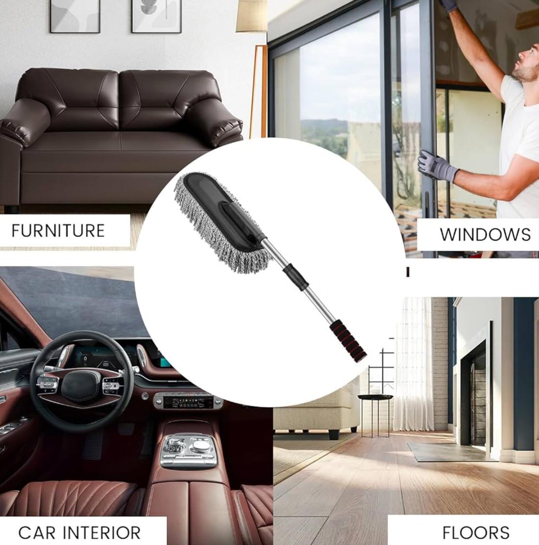 Microfiber Car Duster | Extendable | StangKart
