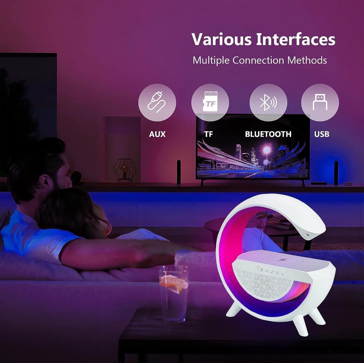 G-Shape Google Speaker With Wireless Charging | StangKart